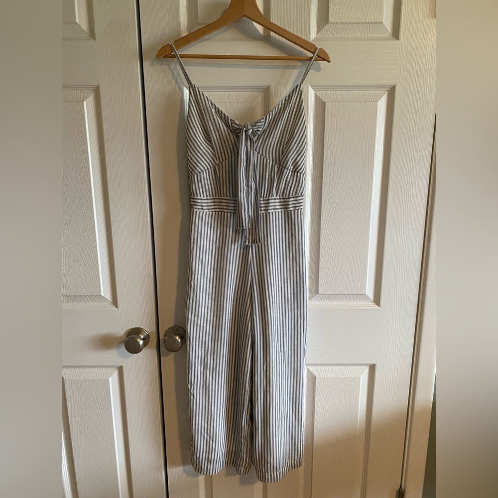 Striped jumpsuit